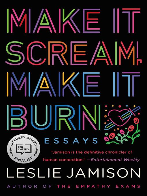 Title details for Make It Scream, Make It Burn by Leslie Jamison - Wait list